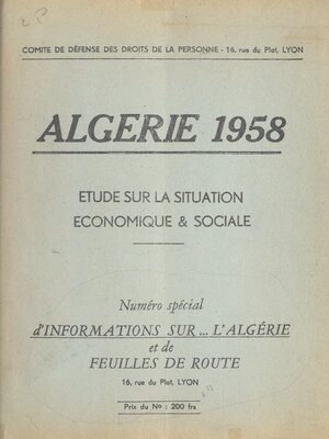cover image of Algérie 1958